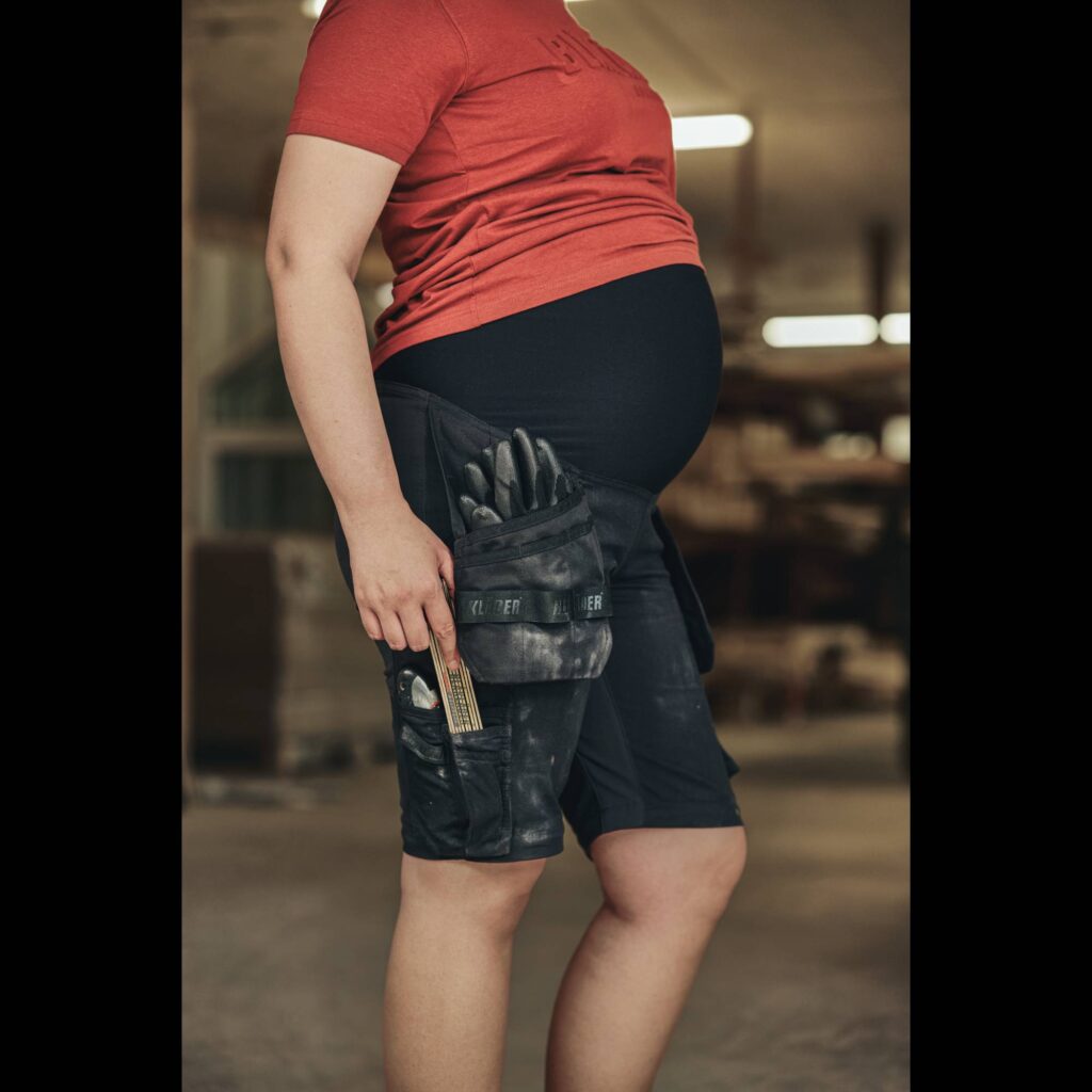 Pantalon de grossesse de travail stretch 2D 7101 - BLAKLADER